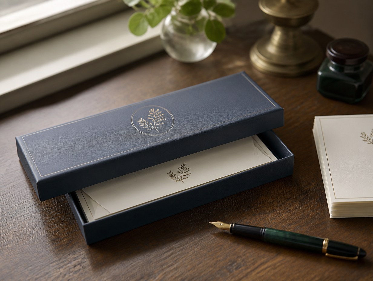 Stationery Box mockup example