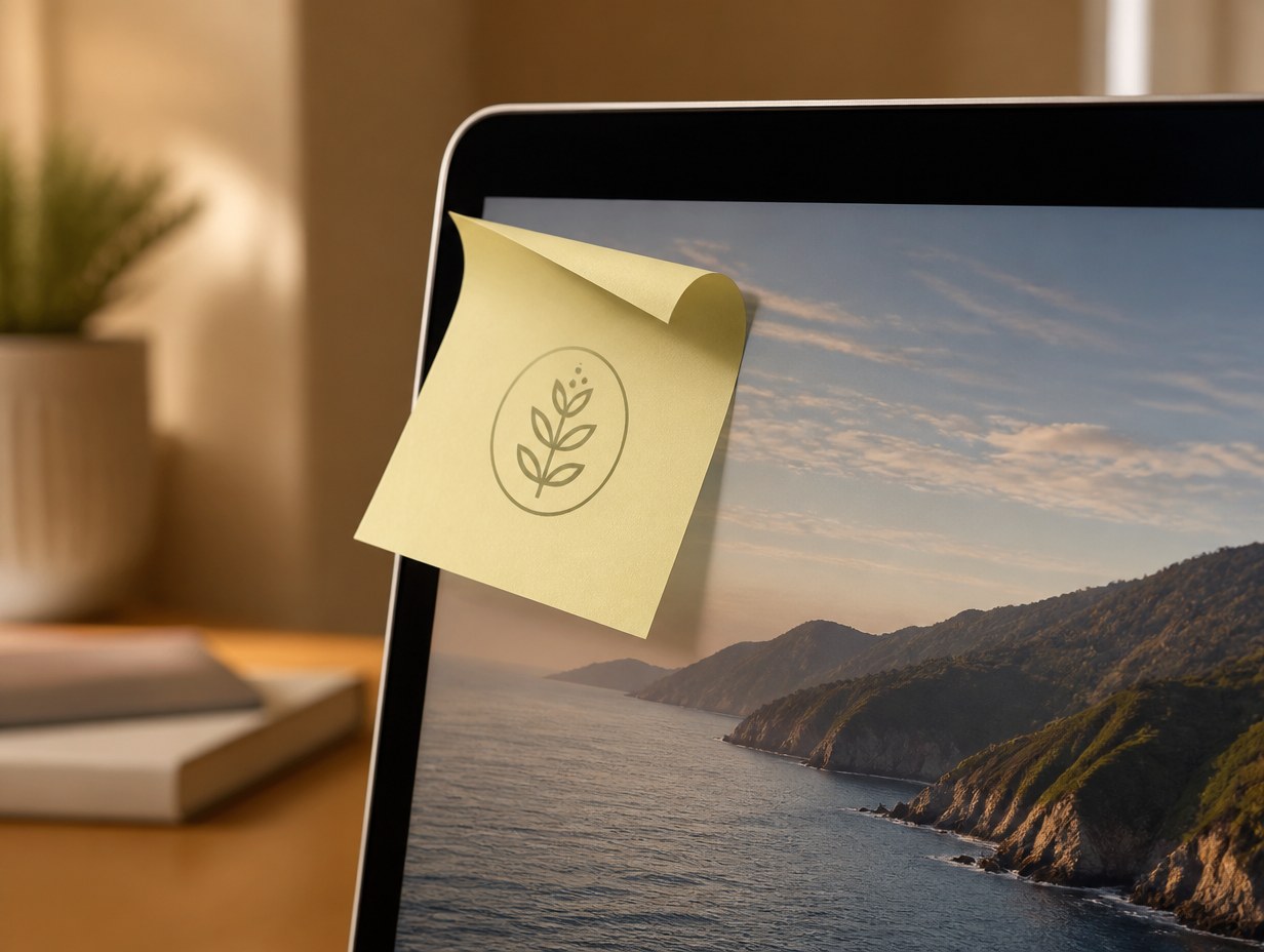 Sticky Note mockup example