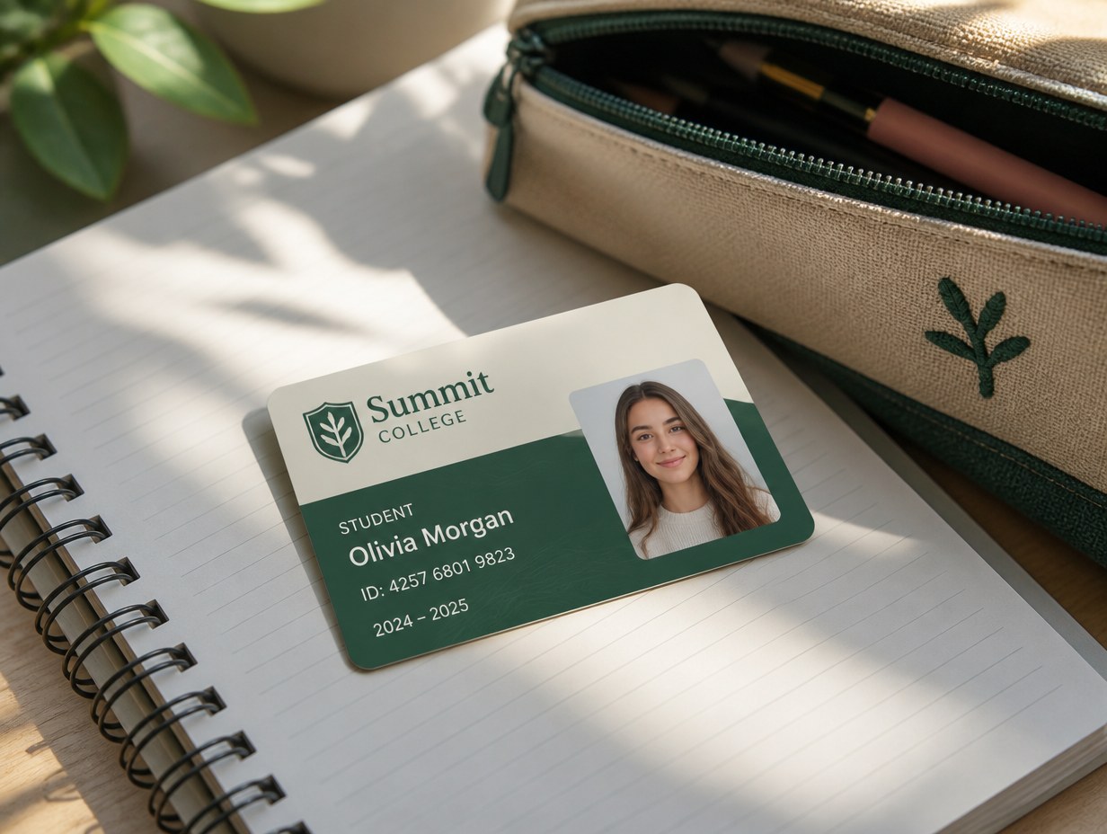 Student ID Card mockup example