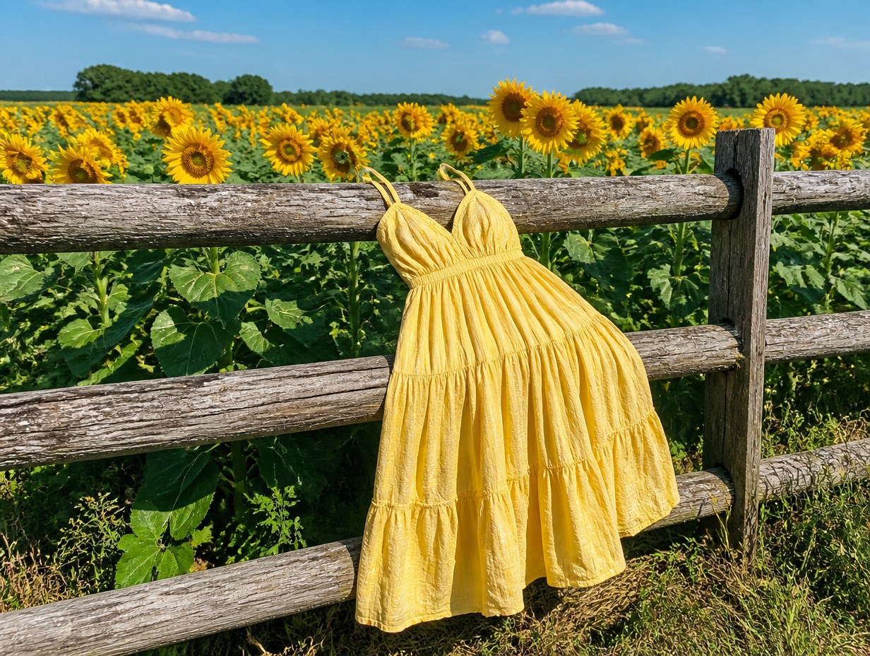 AI-generated sundress mockup sample