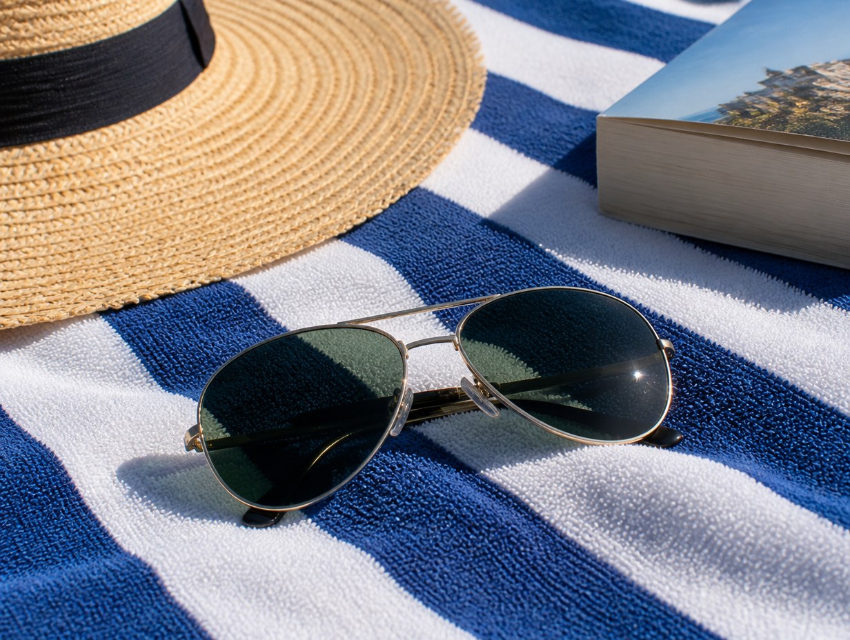 Sunglasses mockup example