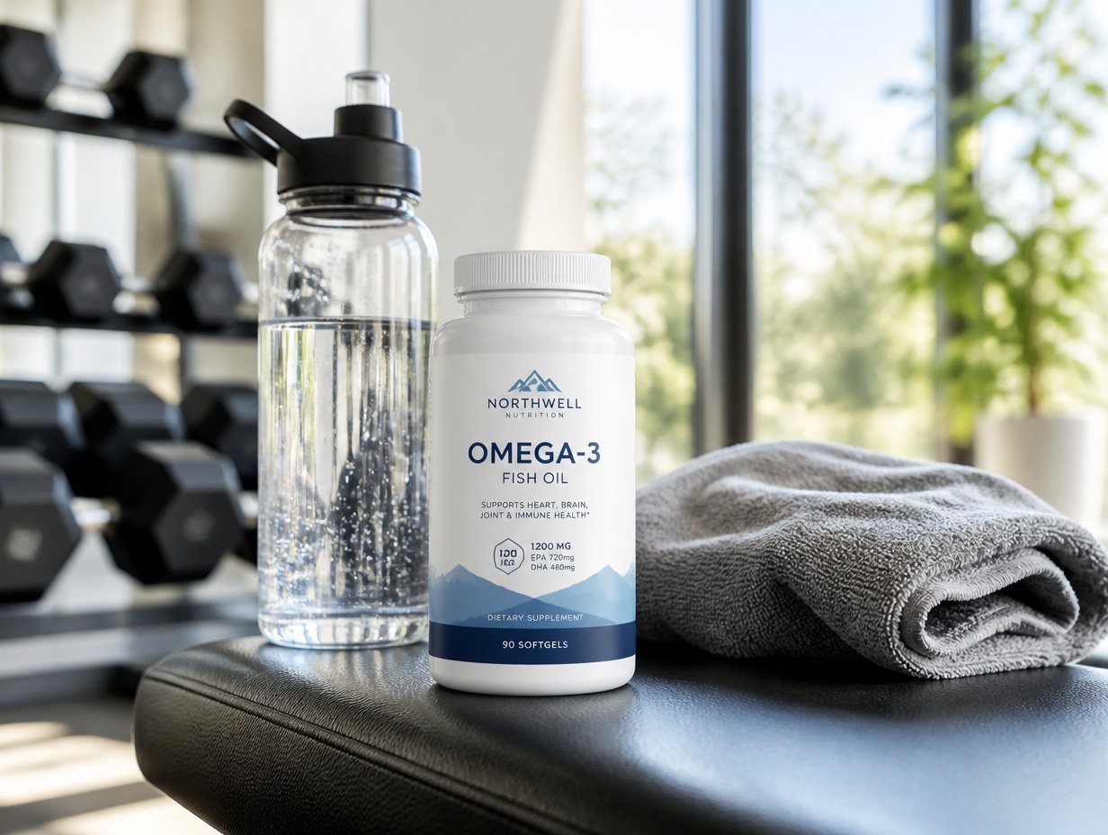 Supplement Bottle mockup example