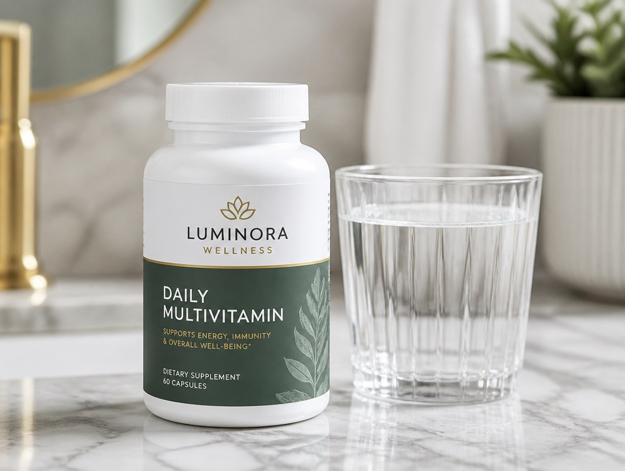 Supplement Label mockup example