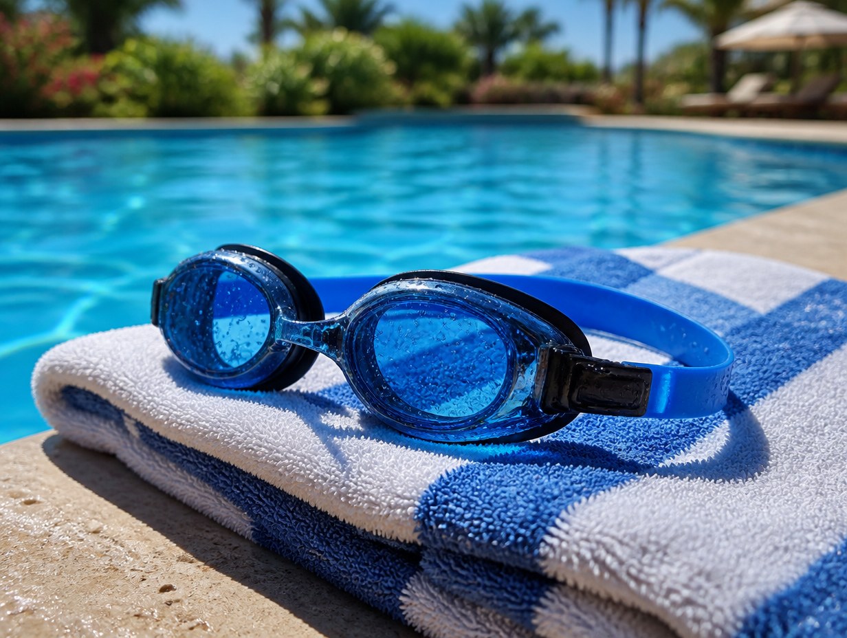 AI-generated swim goggles mockup sample