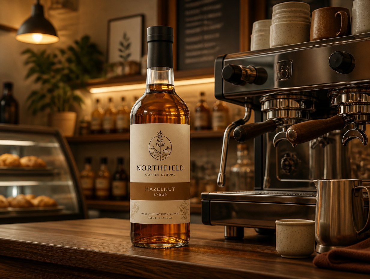Syrup Bottle mockup example