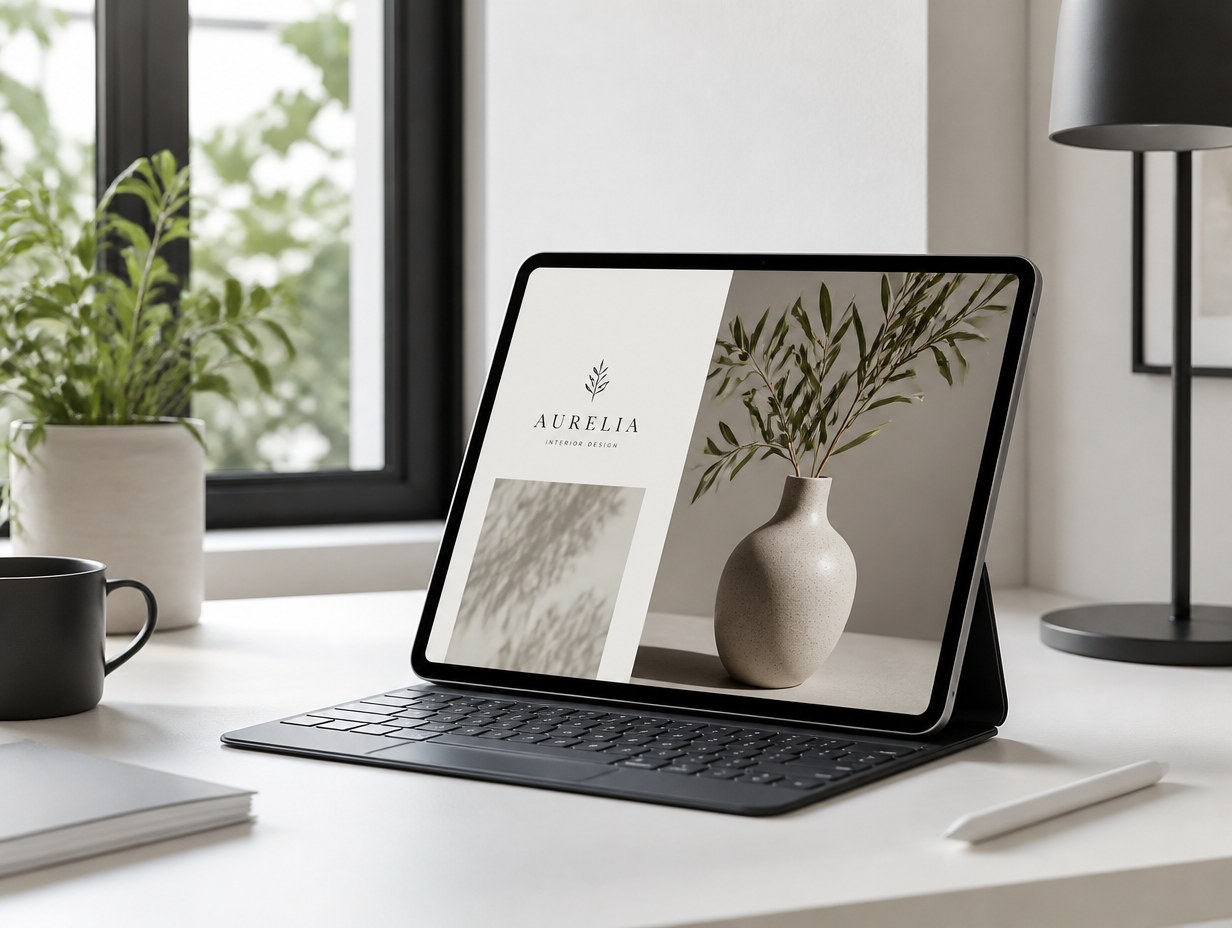 Tablet Keyboard Case mockup example