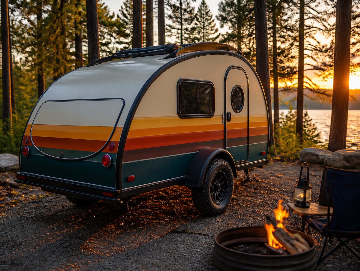 AI-generated teardrop trailer wrap mockup sample