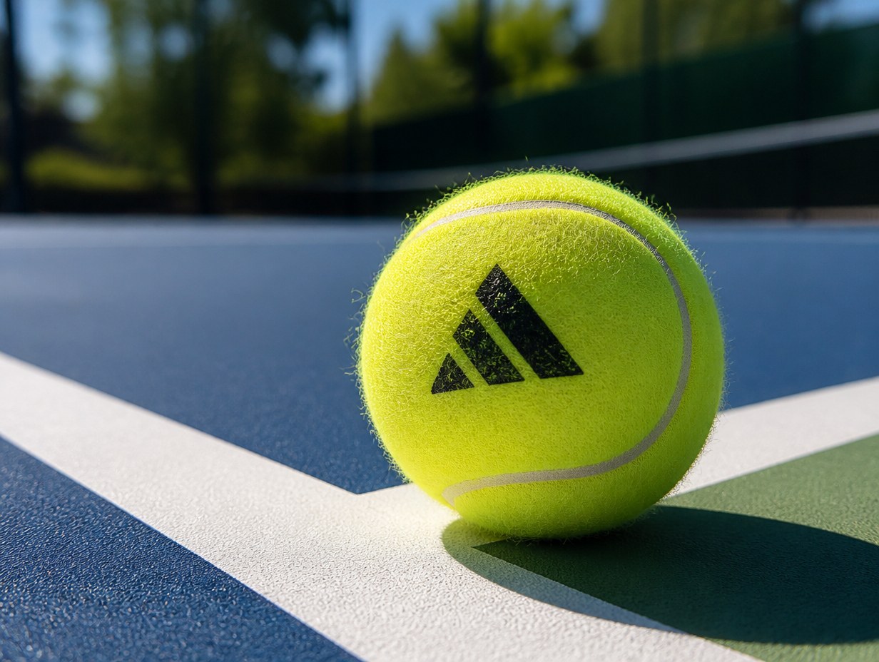 AI-generated tennis ball mockup sample