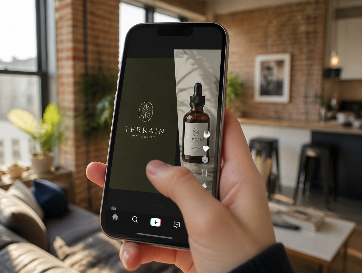AI-generated tiktok carousel post mockup sample