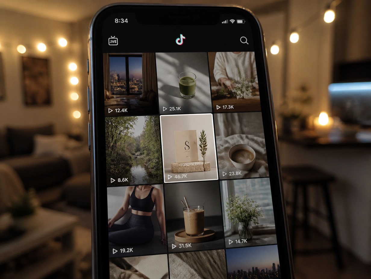 AI-generated tiktok cover mockup sample