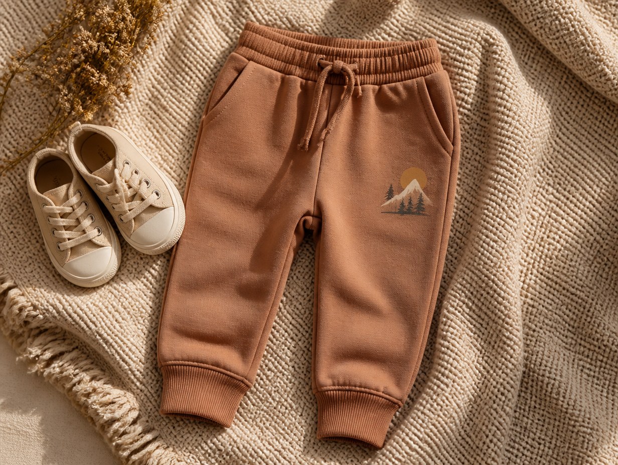 Toddler Joggers mockup example