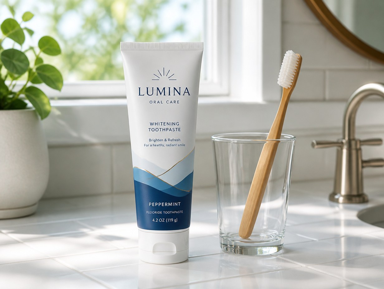 Toothpaste Tube mockup example