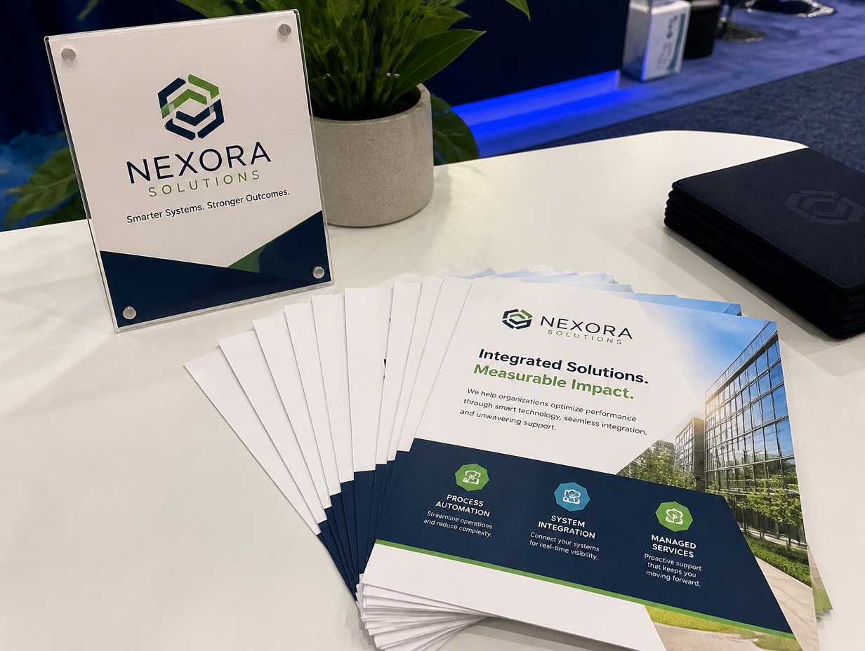 Trade Show Flyer mockup example