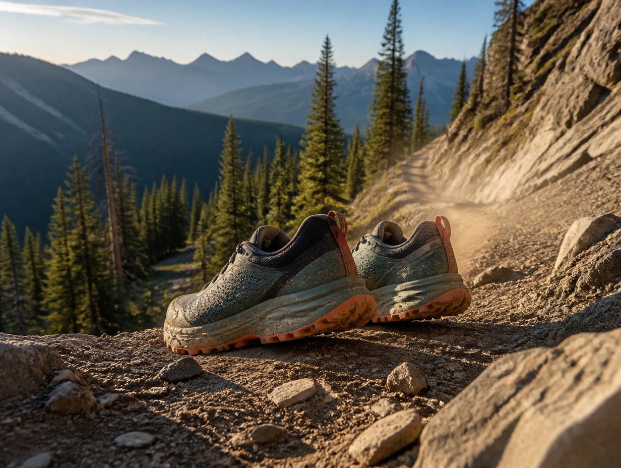 Trail Running Shoes mockup example