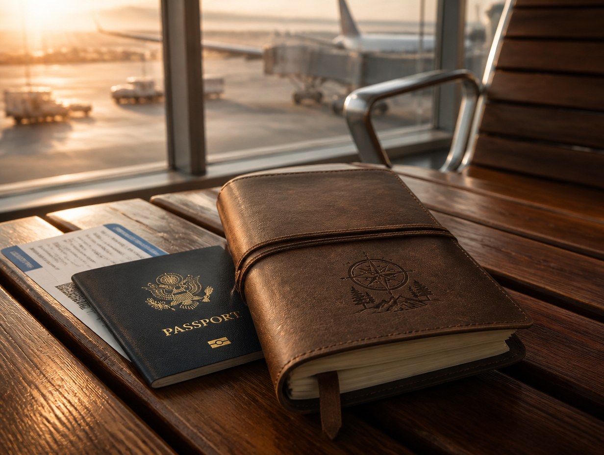 Travel Journal mockup example