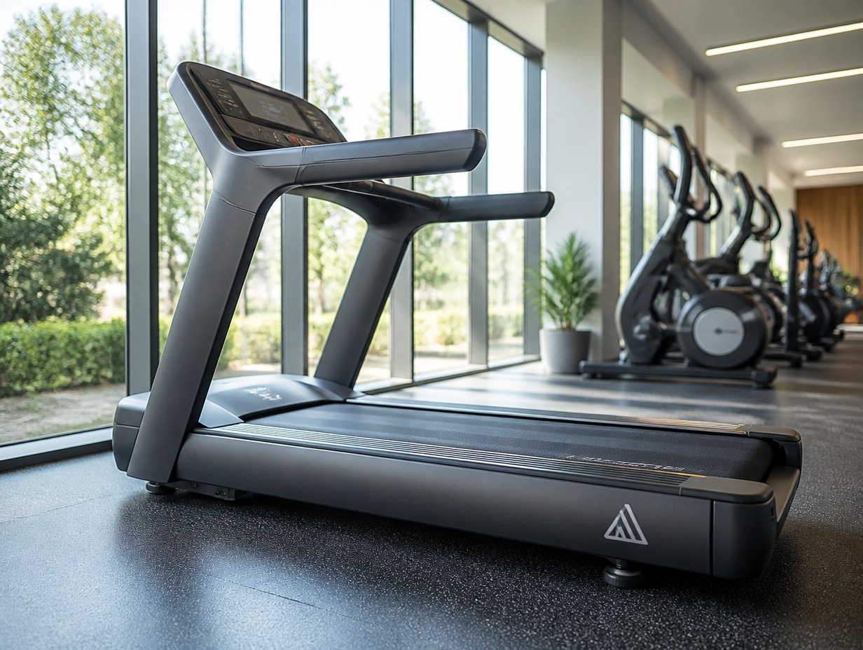 AI-generated treadmill mockup sample