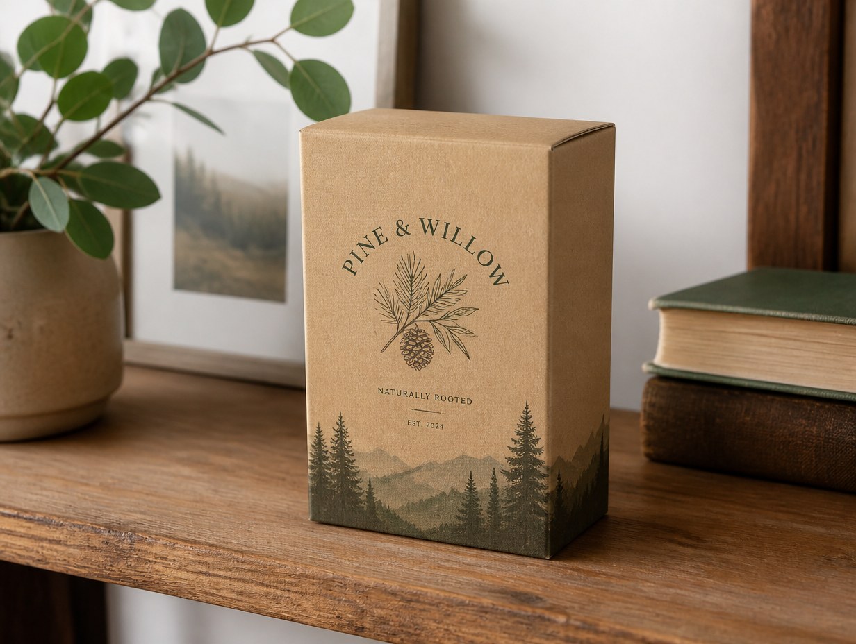 Tuck Top Box mockup example