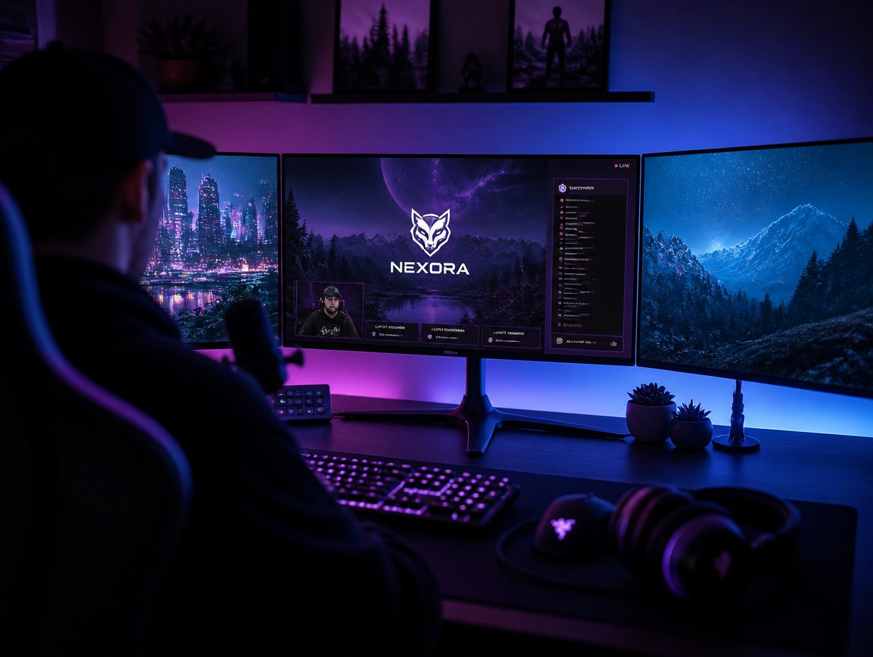 AI-generated twitch overlay mockup sample