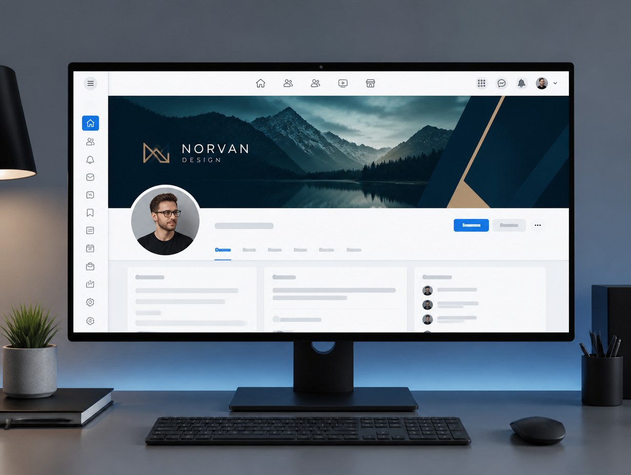 AI-generated twitter header mockup sample