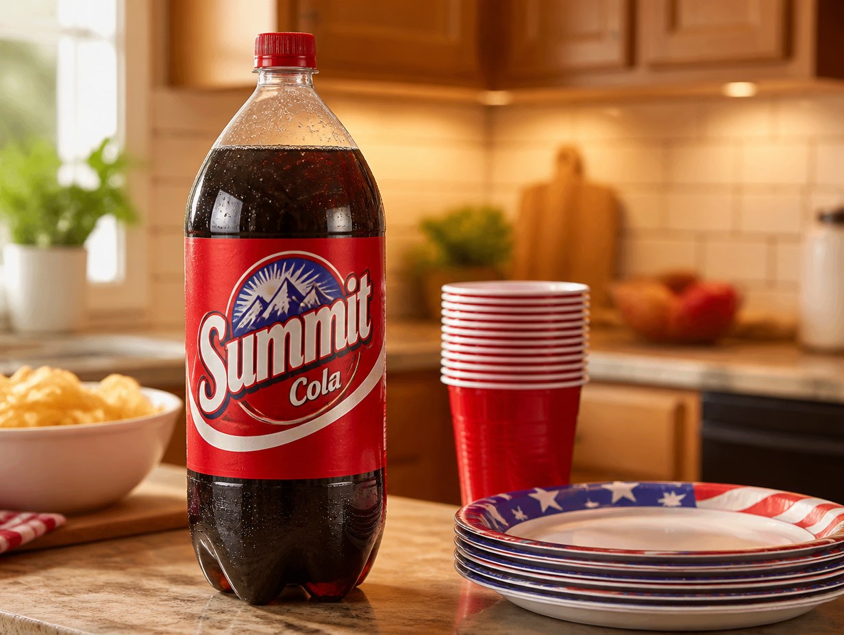 Two-Liter Soda Bottle mockup example