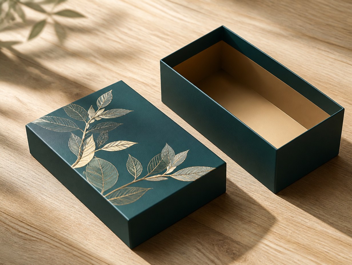 Two Piece Rigid Box mockup example