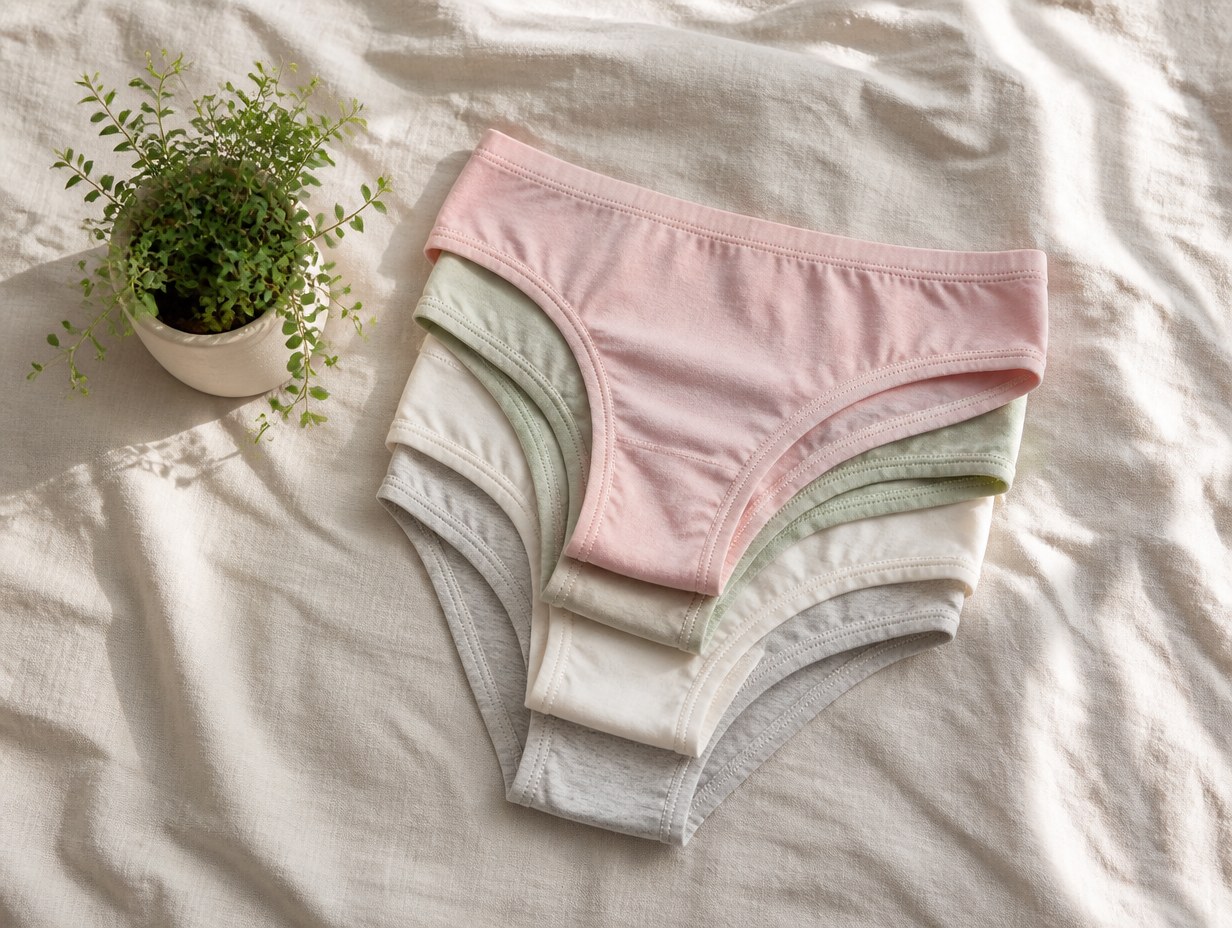 AI-generated underwear mockup sample