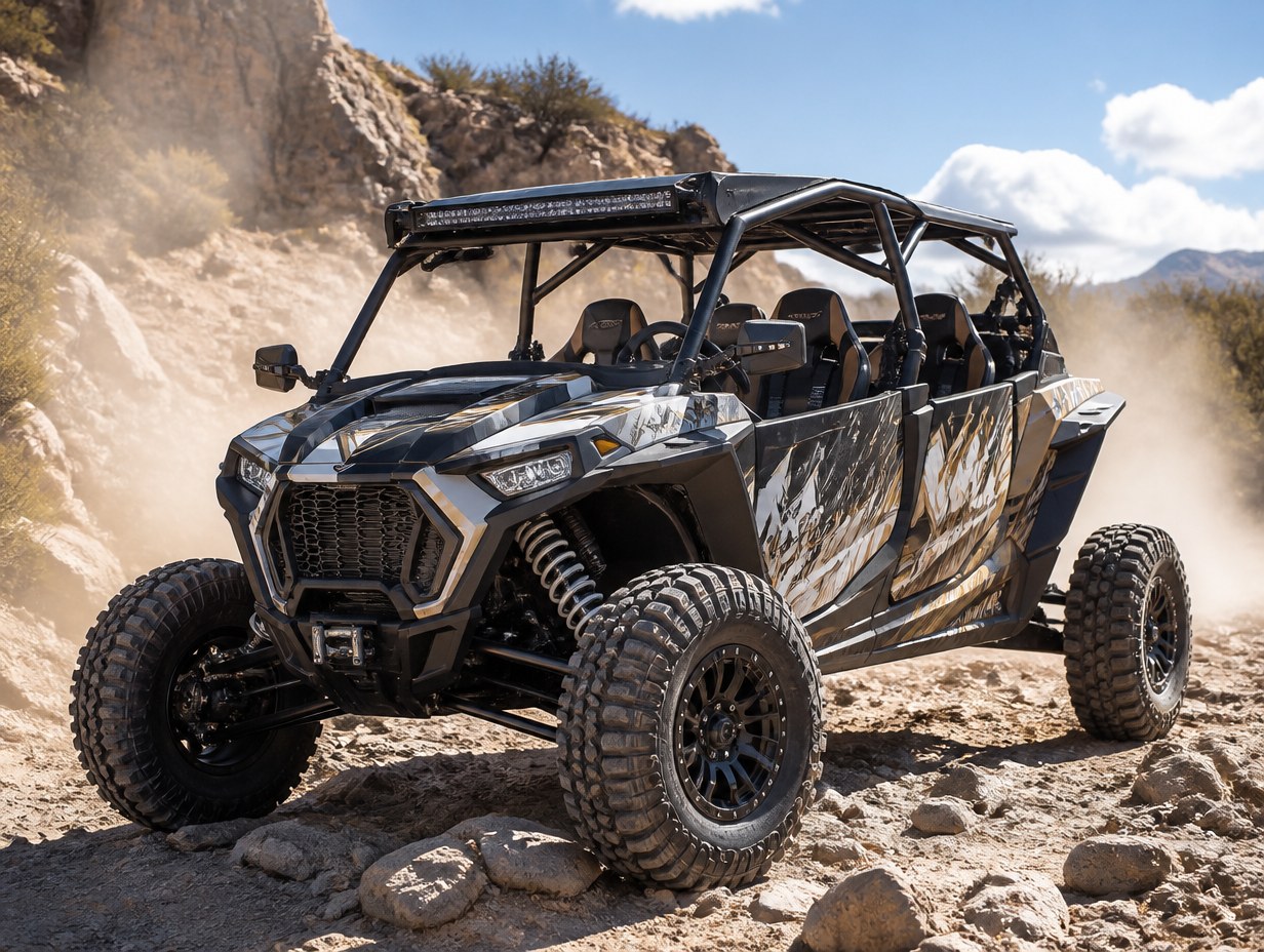 AI-generated utv wrap mockup sample