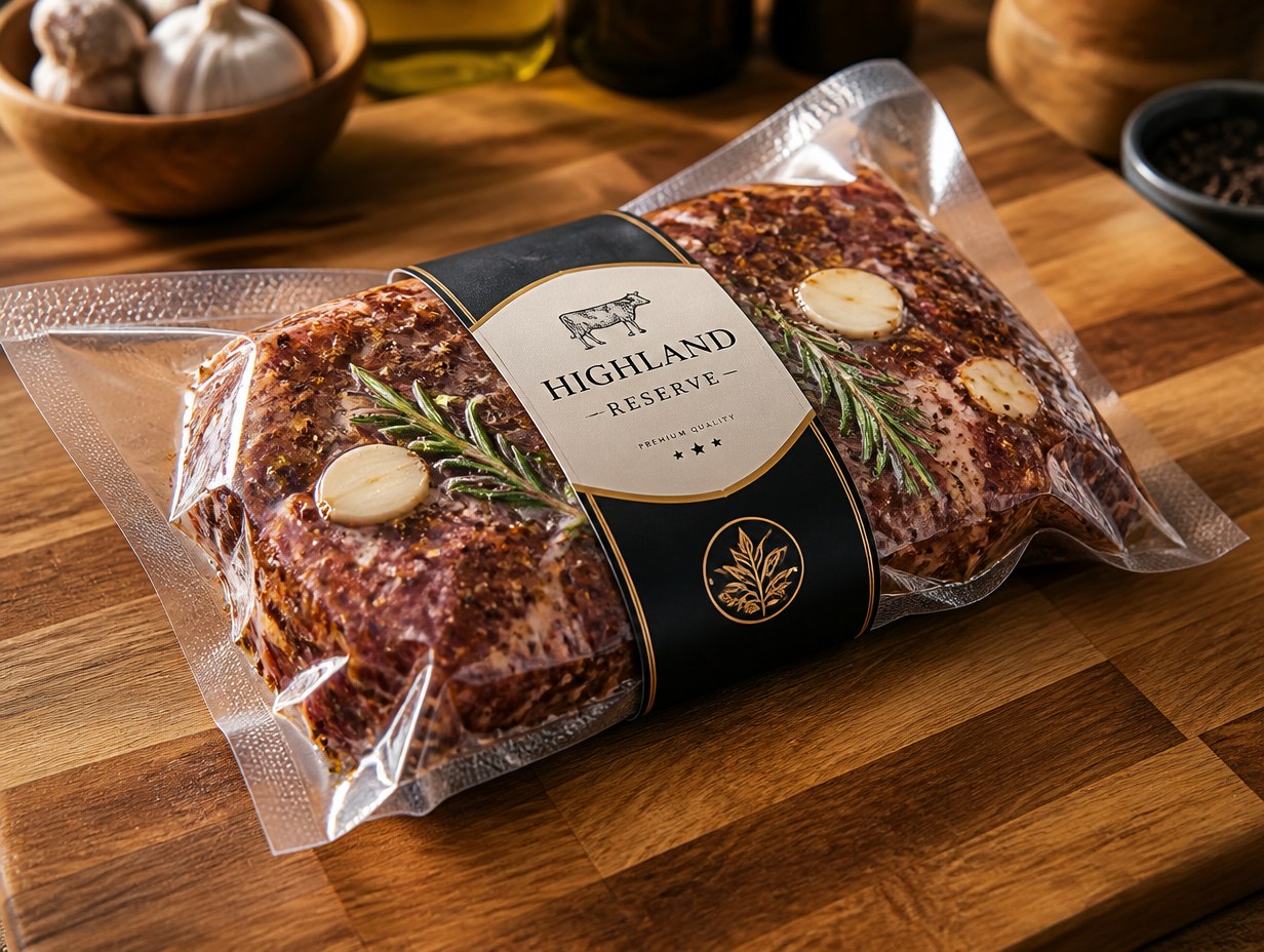 Vacuum Seal Bag mockup example