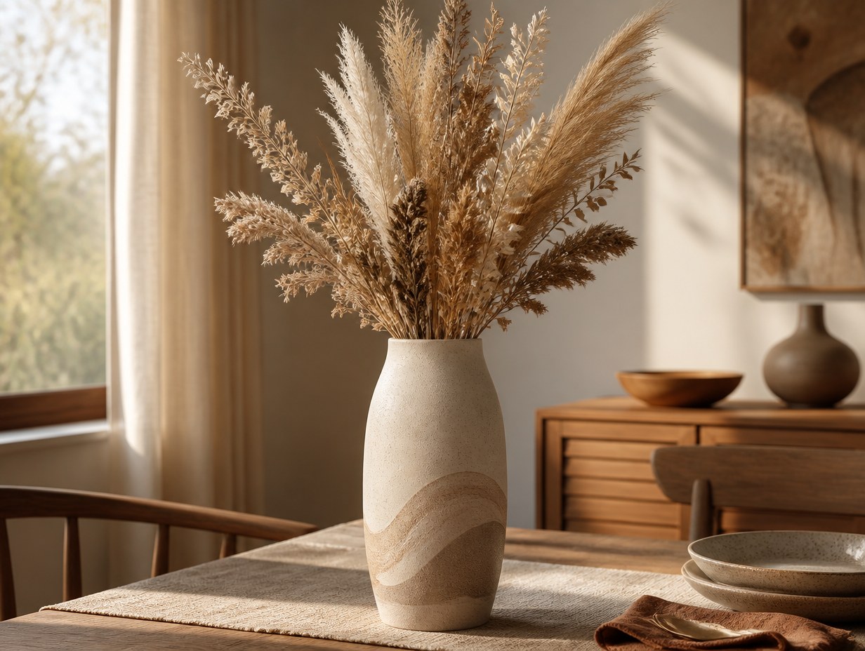 AI-generated vase mockup sample