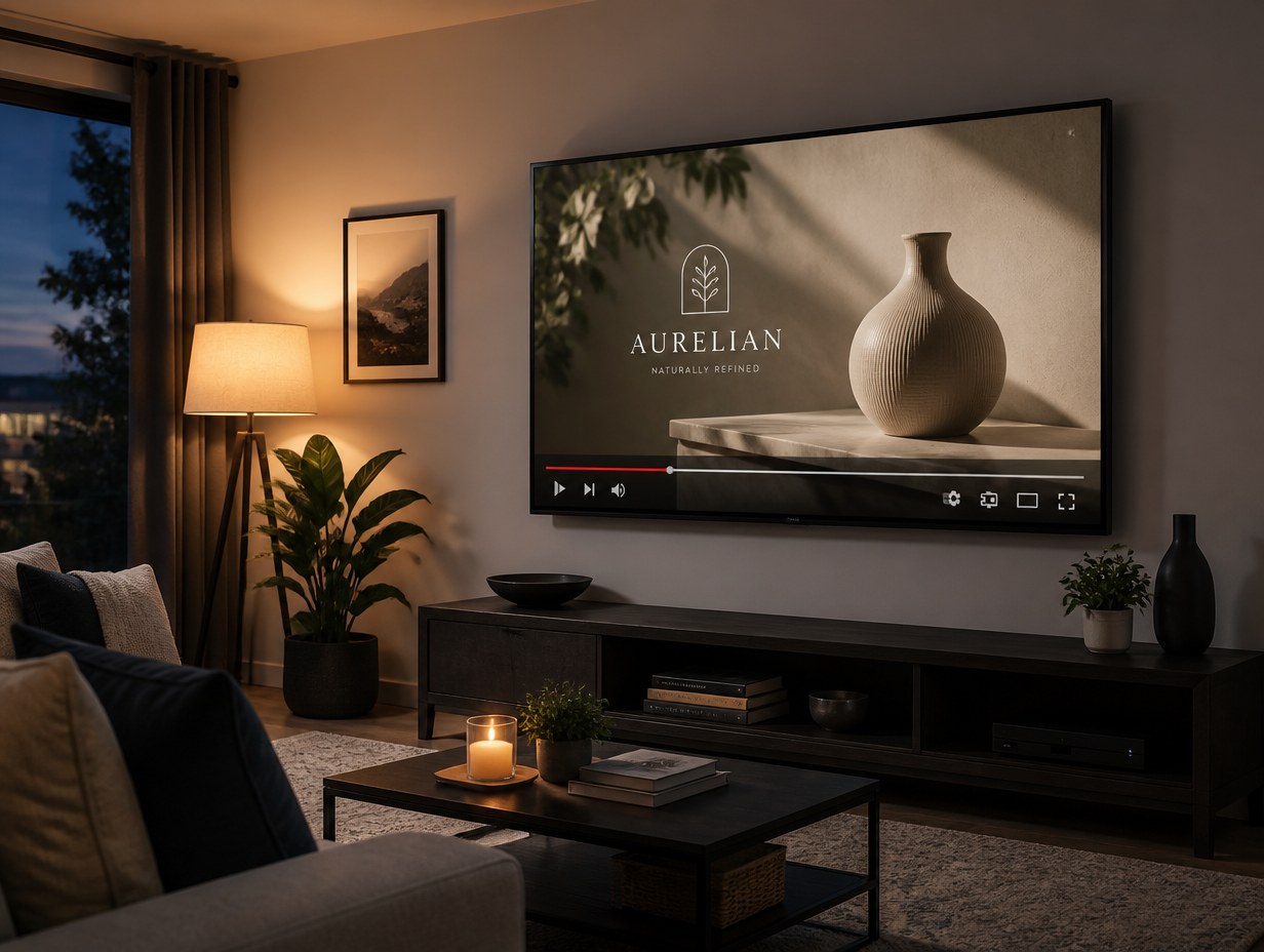 Video Ad mockup example