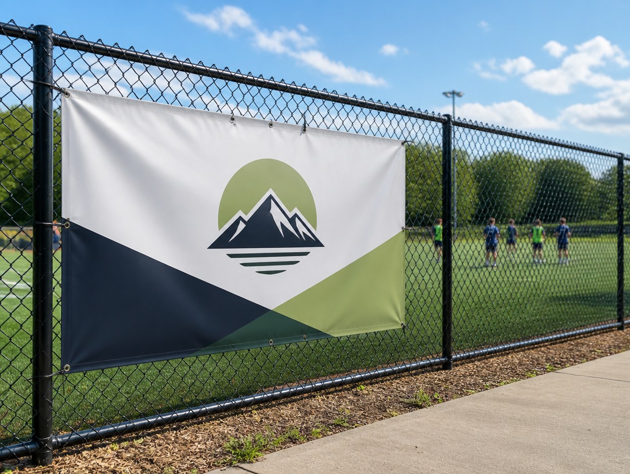 Vinyl Banner mockup example