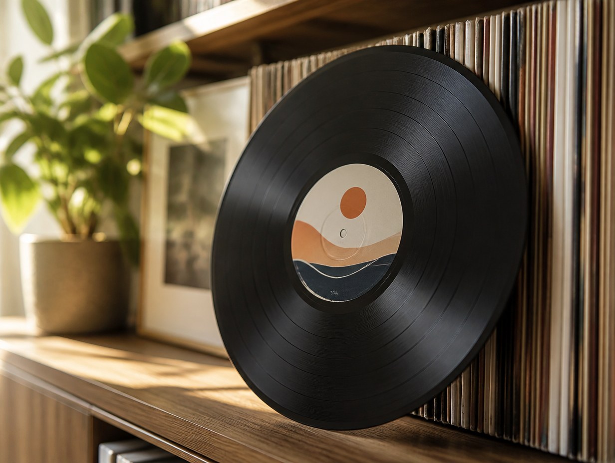 Vinyl Record mockup example