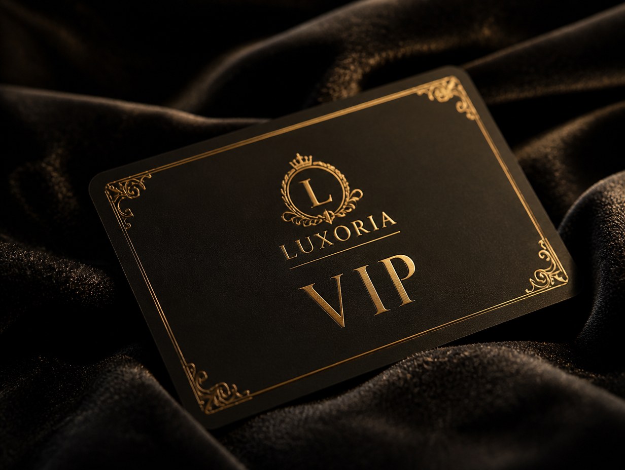 VIP Card mockup example