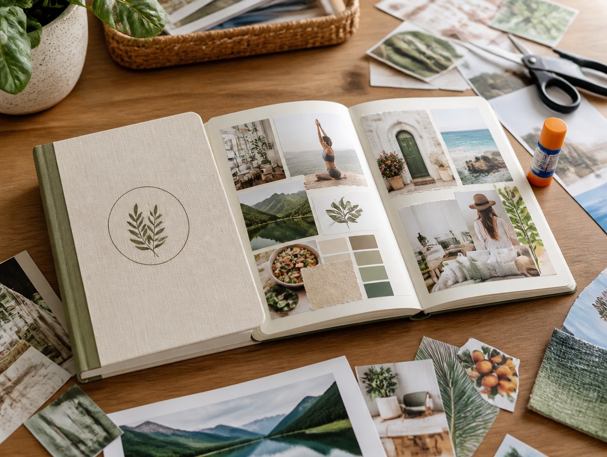 Vision Board Journal mockup example