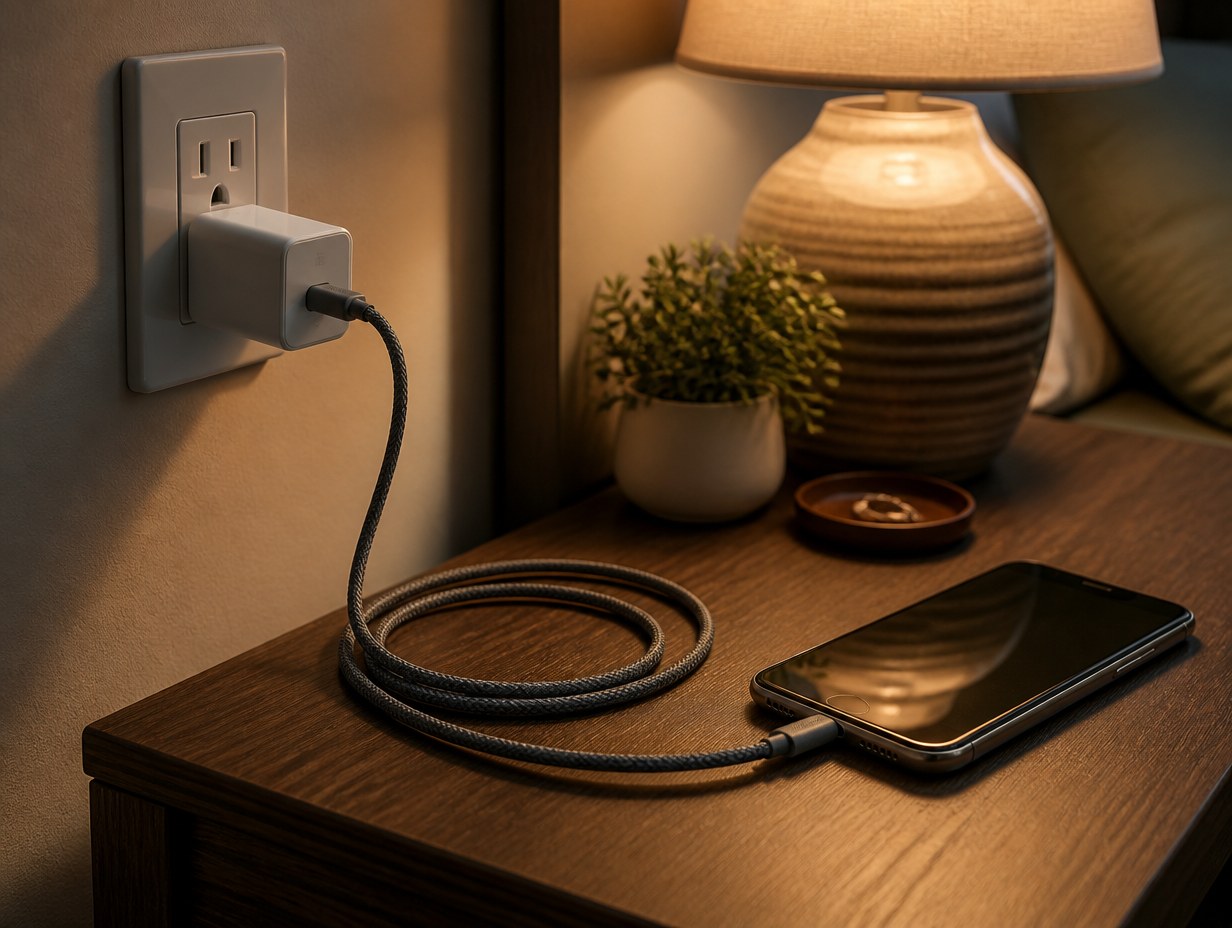 Wall Charger and Cable mockup example