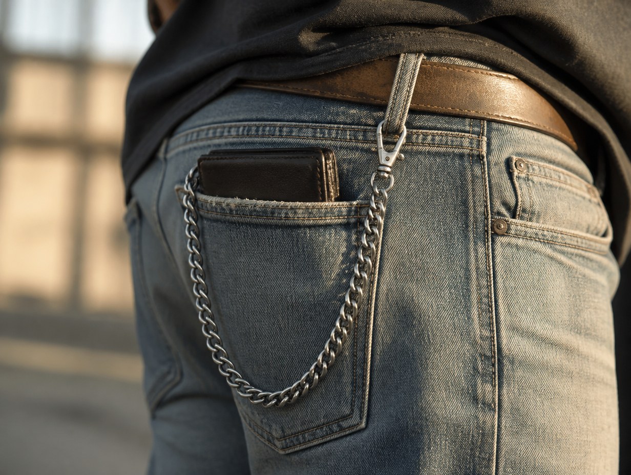 AI-generated wallet chain mockup sample