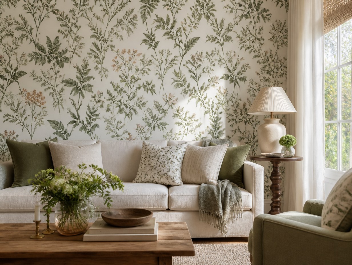 AI-generated wallpaper mockup sample