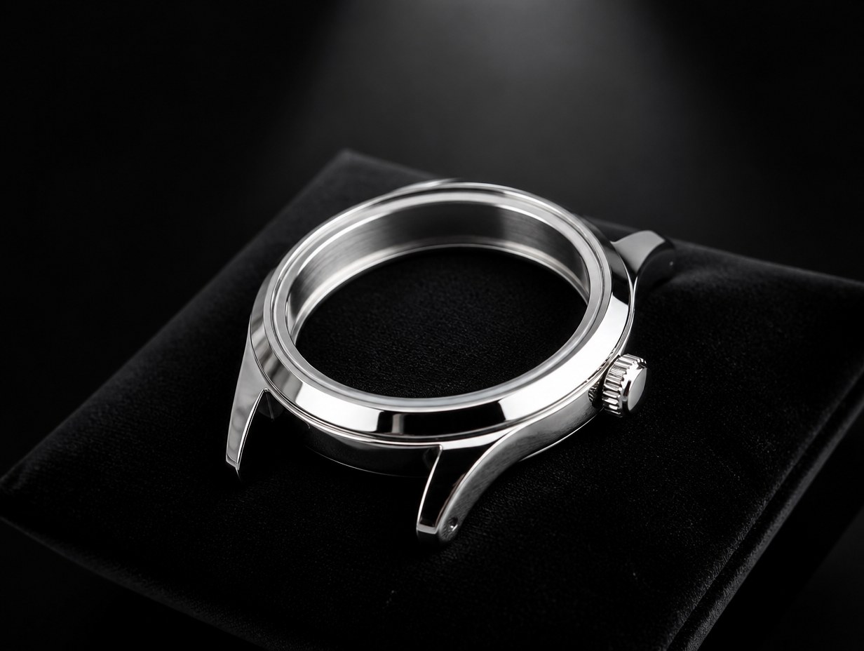 AI-generated watch case mockup sample
