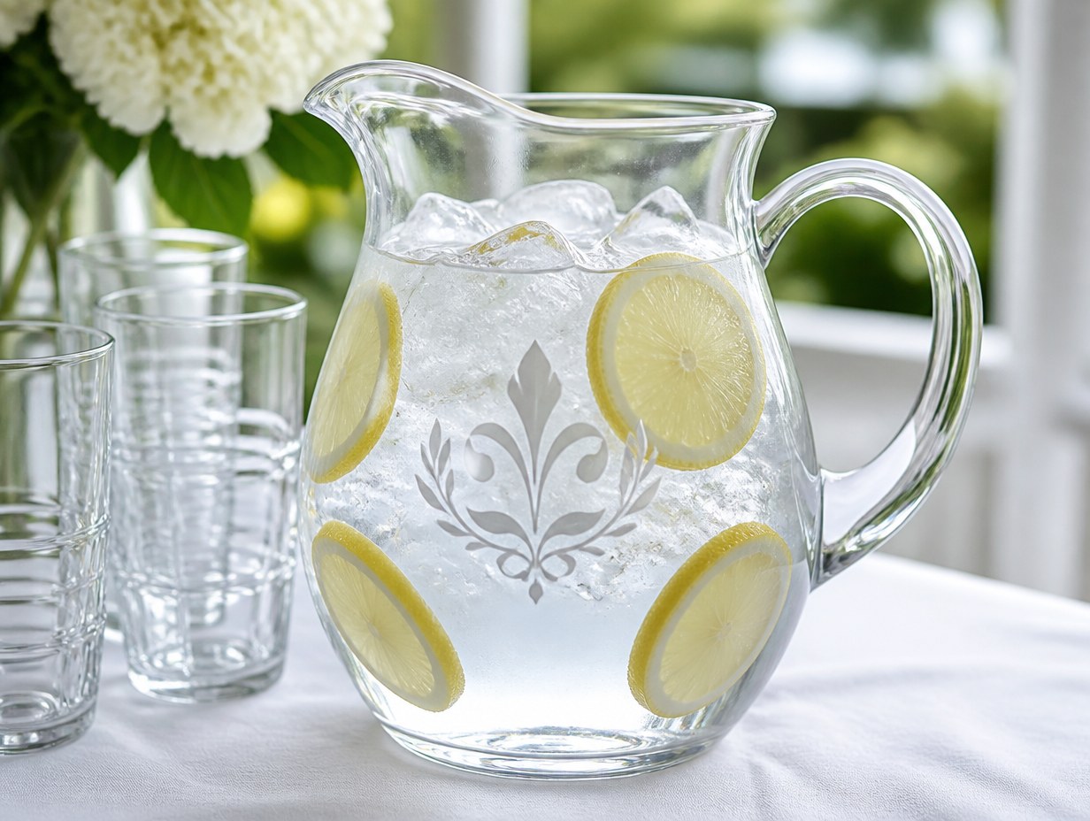 Water Pitcher mockup example