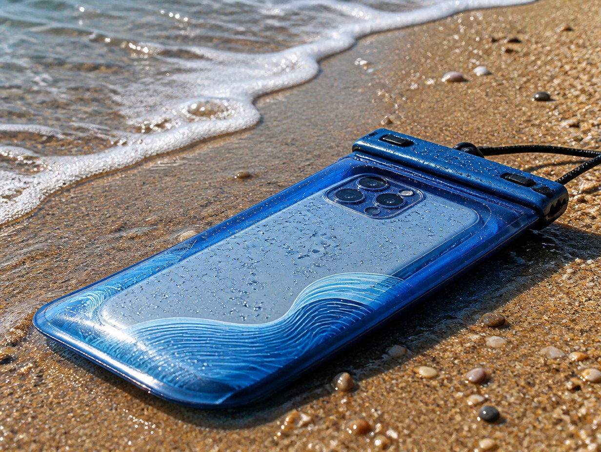 Waterproof Phone Case mockup example