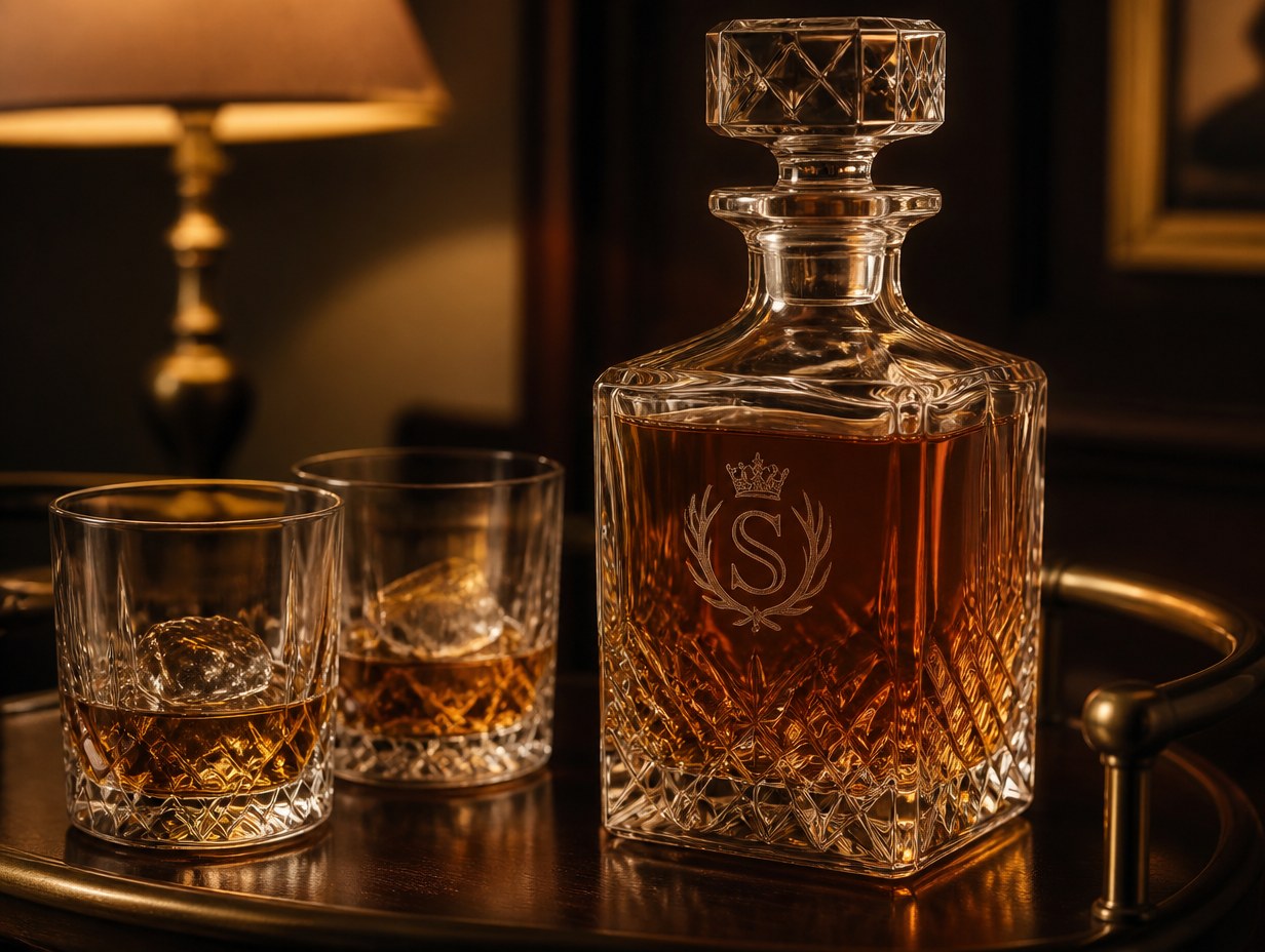 Whiskey Decanter mockup example