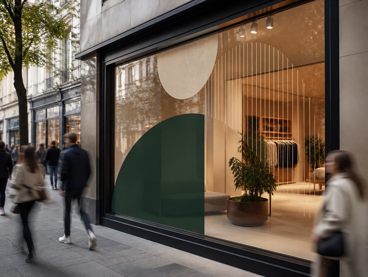 AI-generated window graphic mockup sample
