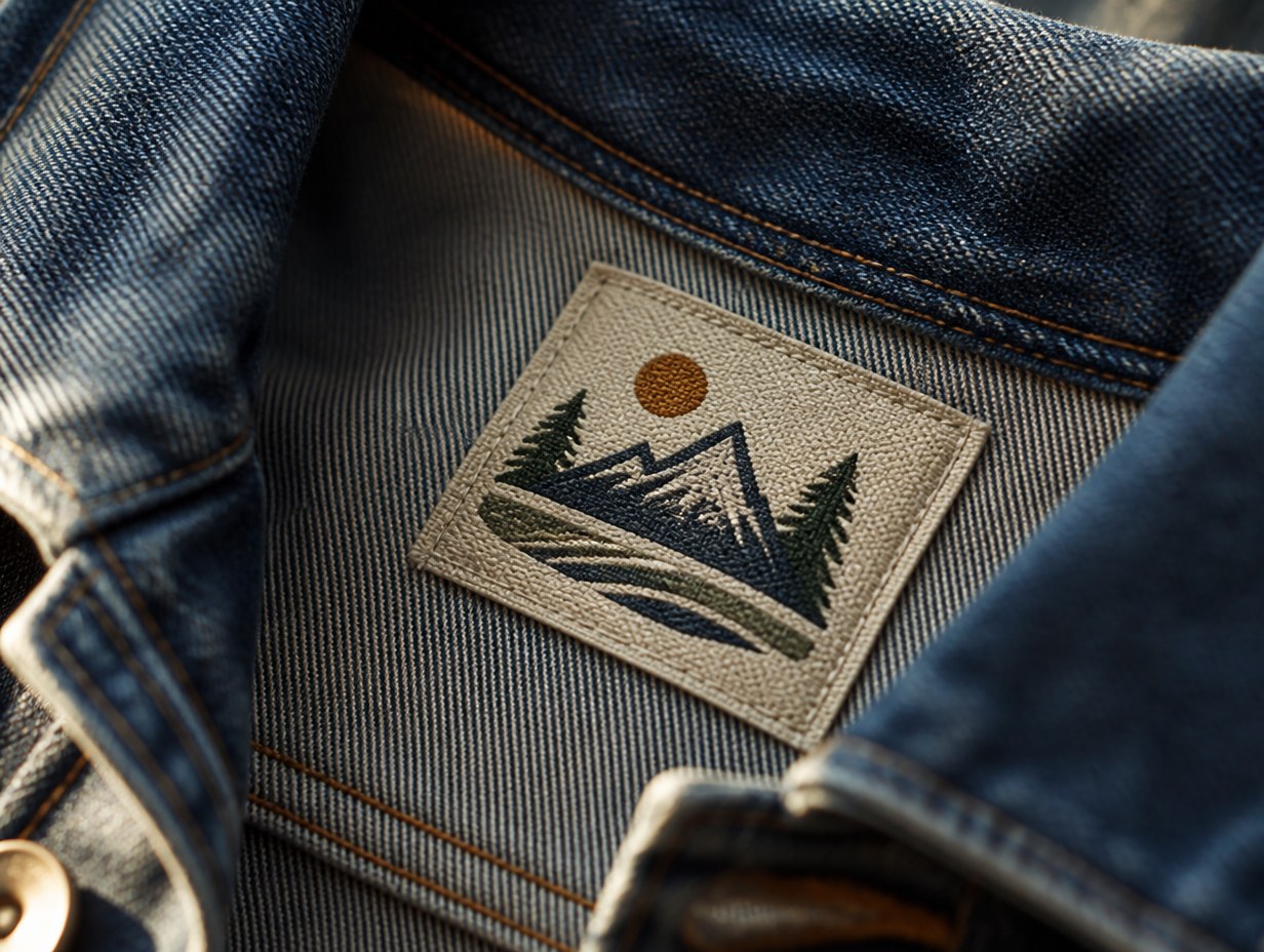 Woven Label mockup example