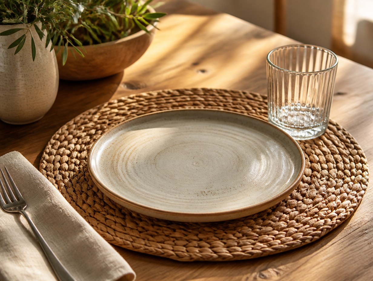 Woven Placemat mockup example