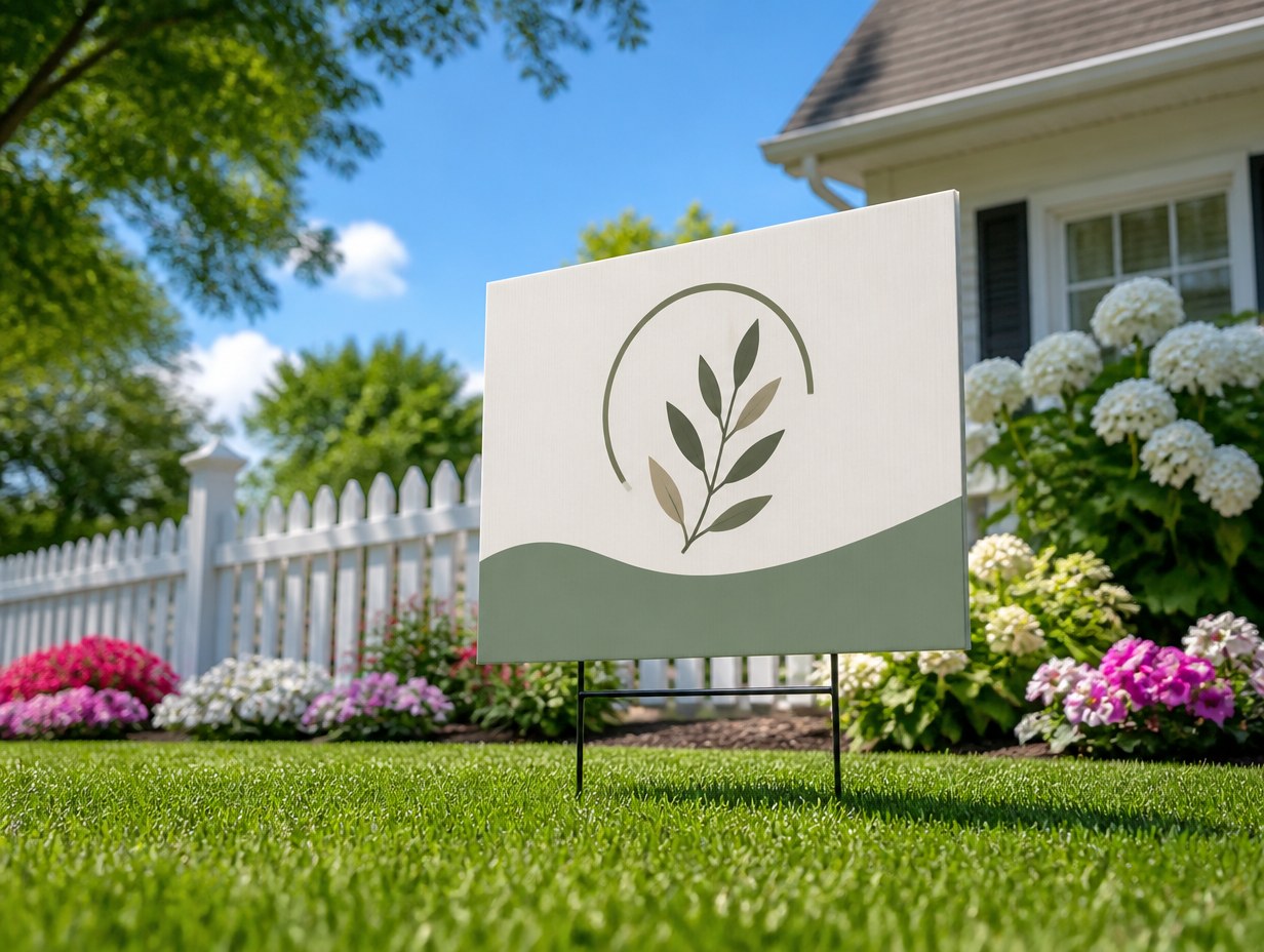 Yard Sign mockup example