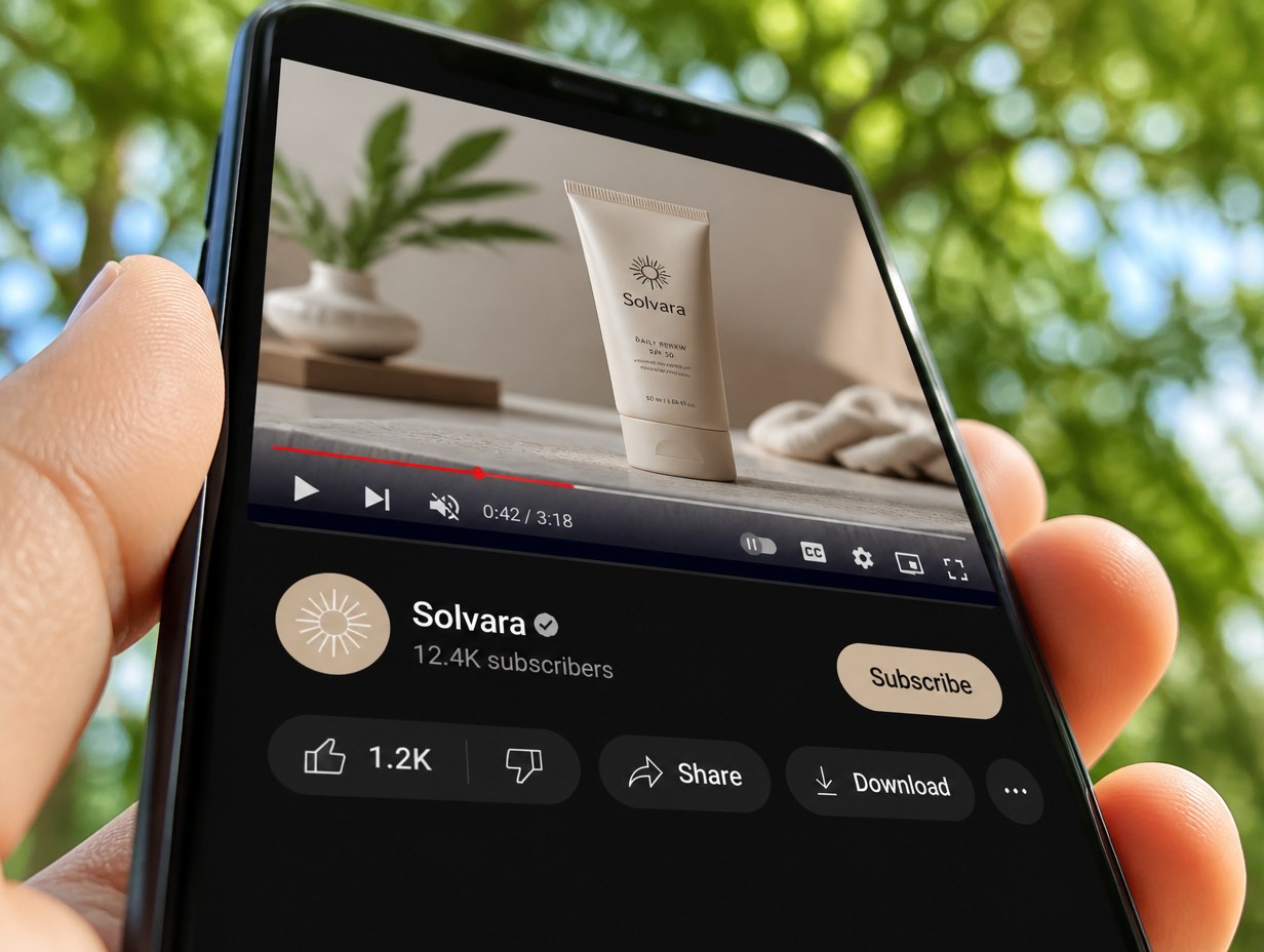 AI-generated youtube subscribe button mockup sample
