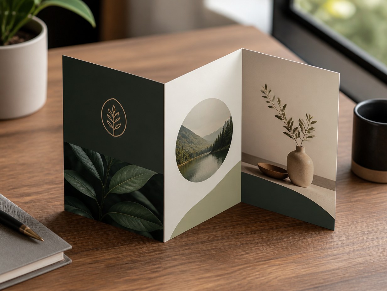 Z-Fold Brochure mockup example