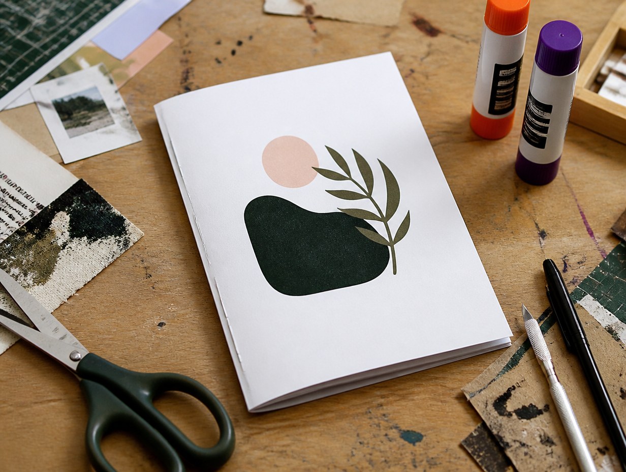 AI-generated zine mockup sample