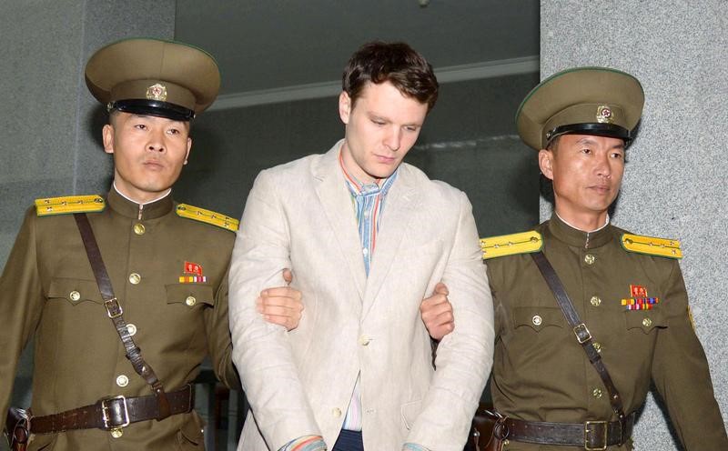 US college student released by North Korea arrives in Ohio