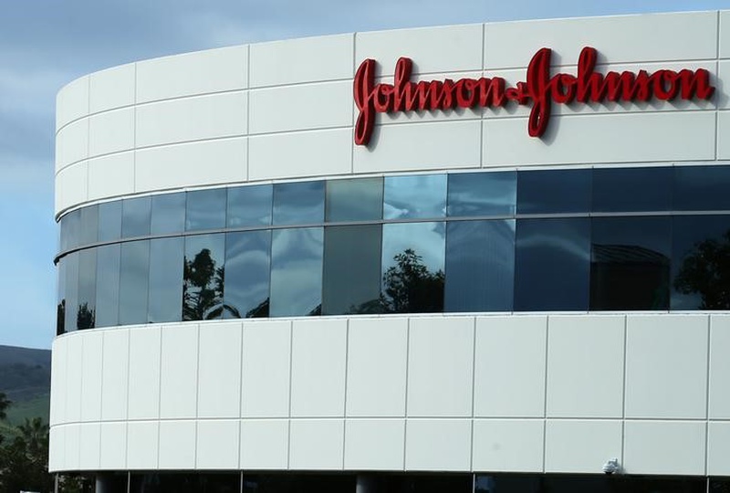 A Johnson & Johnson building is shown in Irvine California U.S